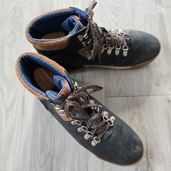 Forsake | Patch black brown waterproof granola lace-up hiking boots | WMS 10 - Picture 3 of 10
